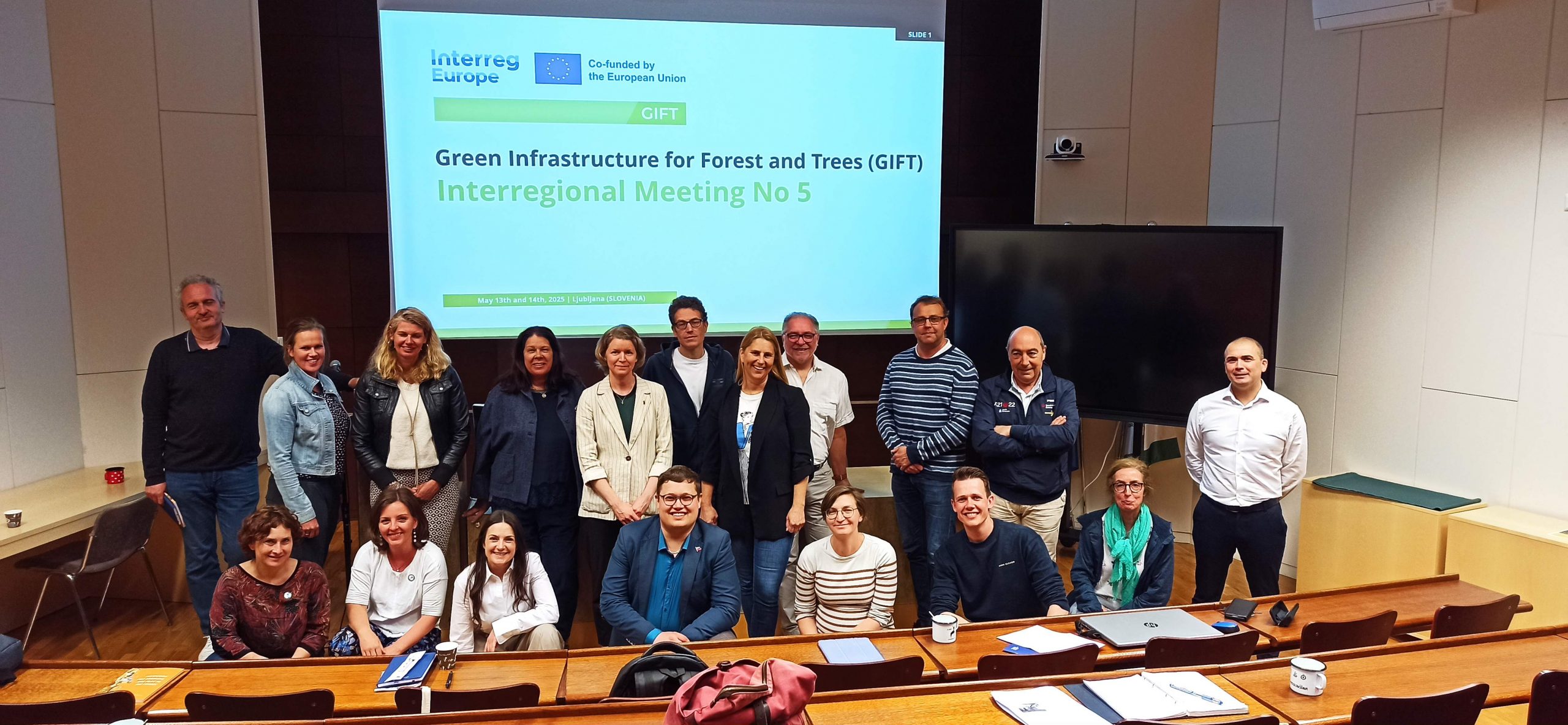 5. Internationales Projekttreffen in Ljubljana, Slowenien – GIFT Interreg Europe