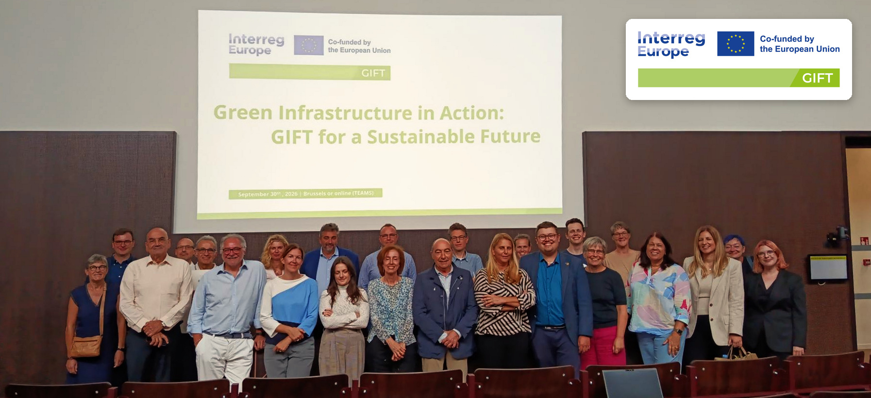 GIFT-Projekt zieht Bilanz: Gemeinsam für starke grüne Infrastrukturen in Europa